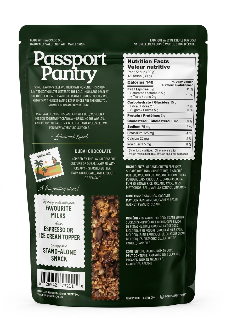 Limited Edition - Dubai Chocolate | Granola Clusters