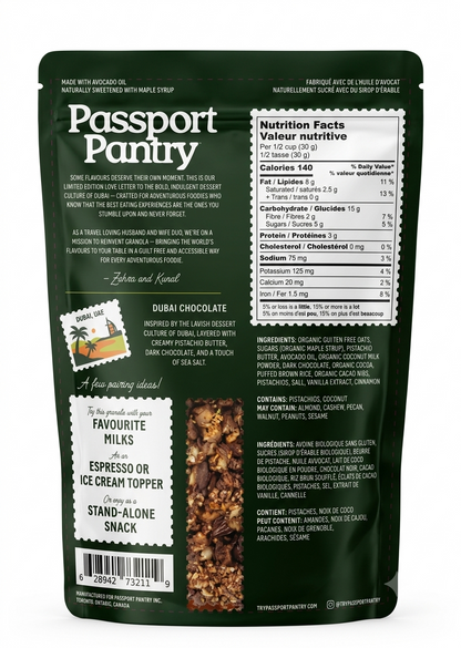 Limited Edition - Dubai Chocolate | Granola Clusters